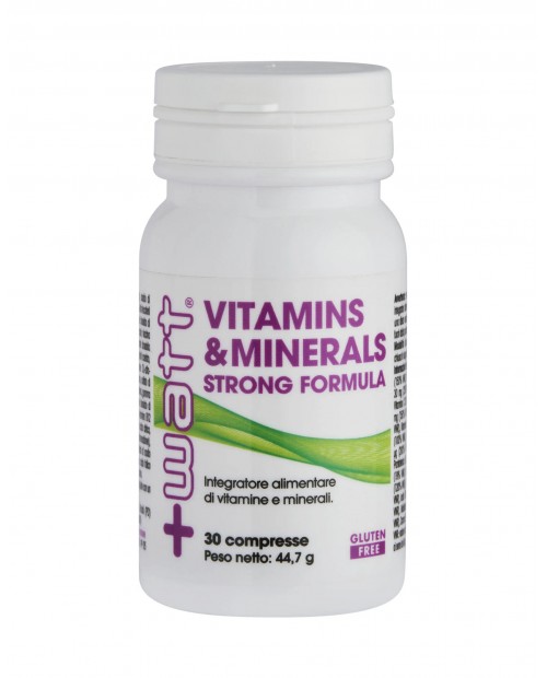 Vitamins & Minerals Strong Formula 30 compresse - +Watt