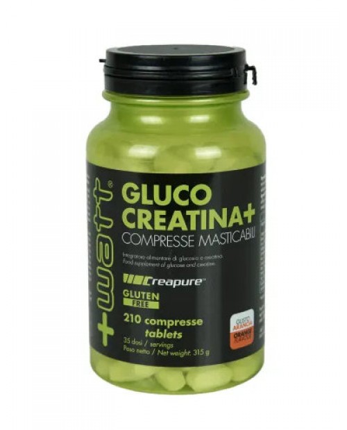 Gluco Creatina+ 210 compresse masticabili - +Watt