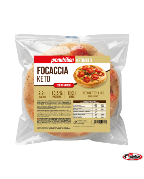 FOCACCIA KETO POMODORO - PRONUTRITION