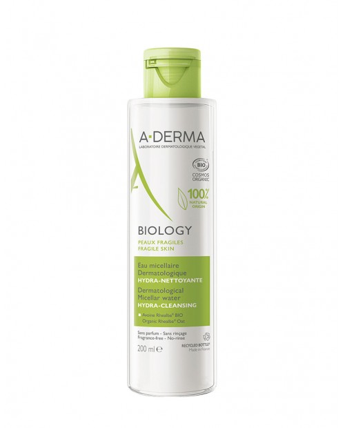 Biology - Acqua Micellare Dermatologica Idra-Detergente  200 ml - A-Derma