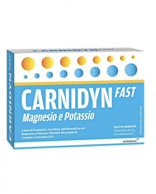 Carnidyn Fast 20 bustine da 6 grammi- Alfasigma