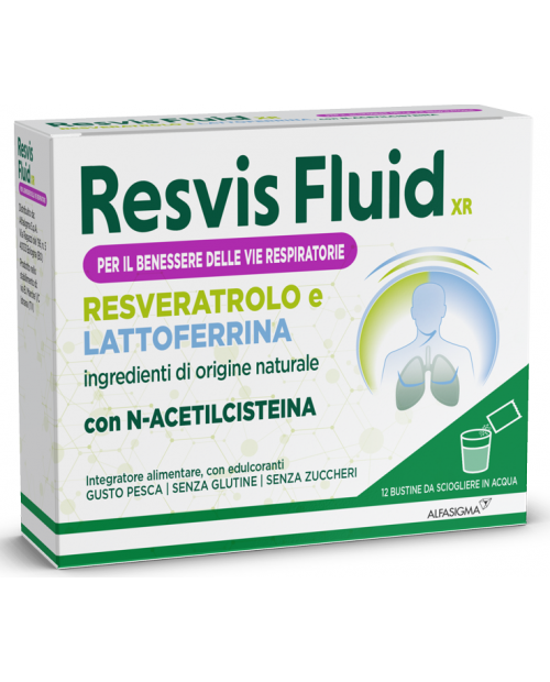 RESVIS XR FLUID  12 bustine Alfasigma