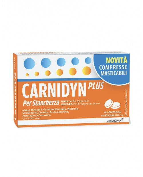 Carnidyn Plus 18 compresse - Alfasigma