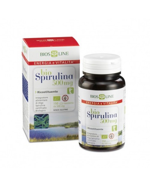 Biosline Bio Spirulina 500 mg 150 Compresse