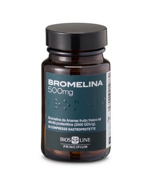 Biosline Principium Bromelina 500 mg 30 Compresse Gastroprotette