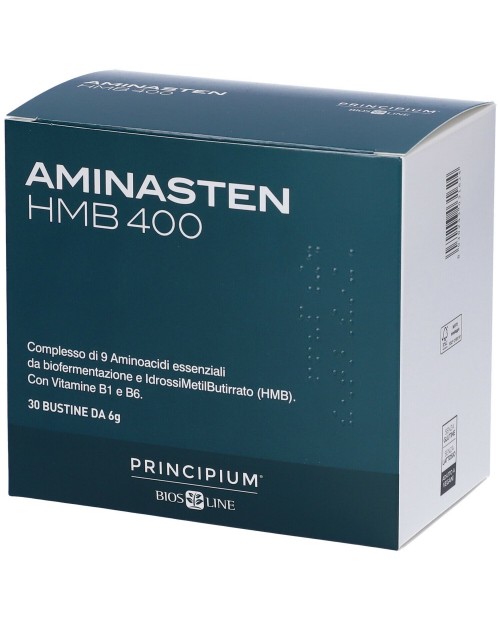 Principium Aminasten Hmb 400 30 bustine - Bios Line
