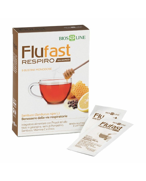 Flufast Respiro Balsamico 9 buste - Bios Line