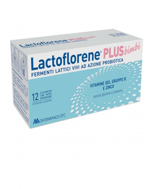 LACTOFLORENE PLUS BIMBI 12 Flaconcini Montefarmaco