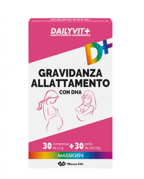 GRAVIDANZA ALLATTAMENTO CON DHA 30 +30 cpr Massigen