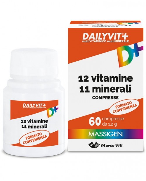 12 Vitamine 11 Minerali 60 Compresse Massigen