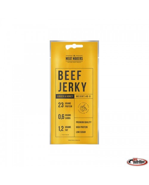 CARNE BEEF JERKYGINGER& HONEY 40 grammi Pronutrition