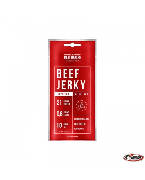 CARNE BEEF JERKYPEPPERED 40 grammi Pronutrition