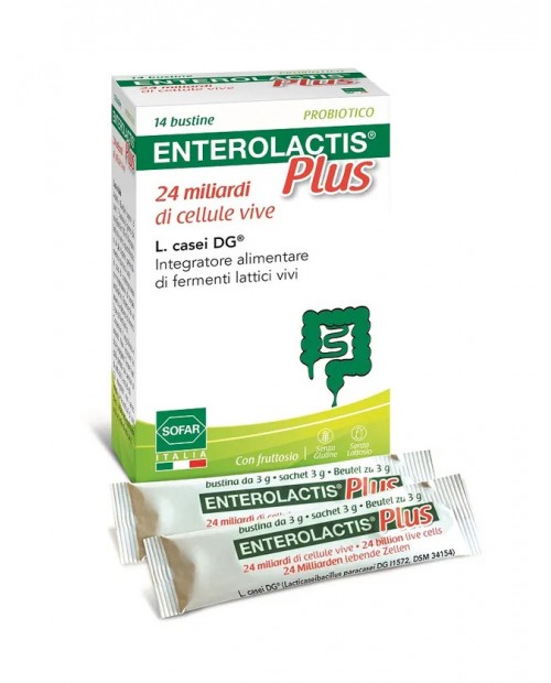 ENTEROLACTIS PLUS 14 Bustine Sofar